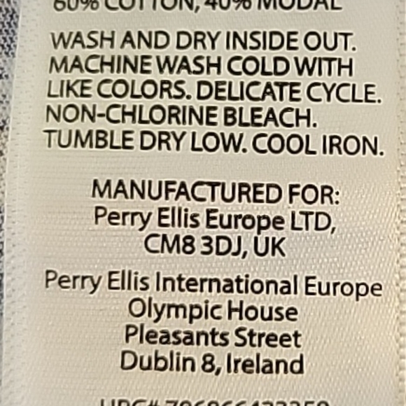 NWT Rafaella Size XL Paisley Women's Knit V-Neck Ruffled Short Sleeve Fashion To - Picture 6 of 7